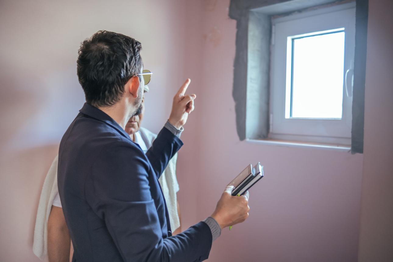 Inspection of an older interior